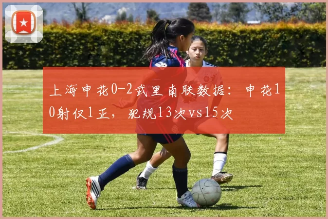 上海申花0-2武里南联数据：申花10射仅1正，犯规13次vs15次